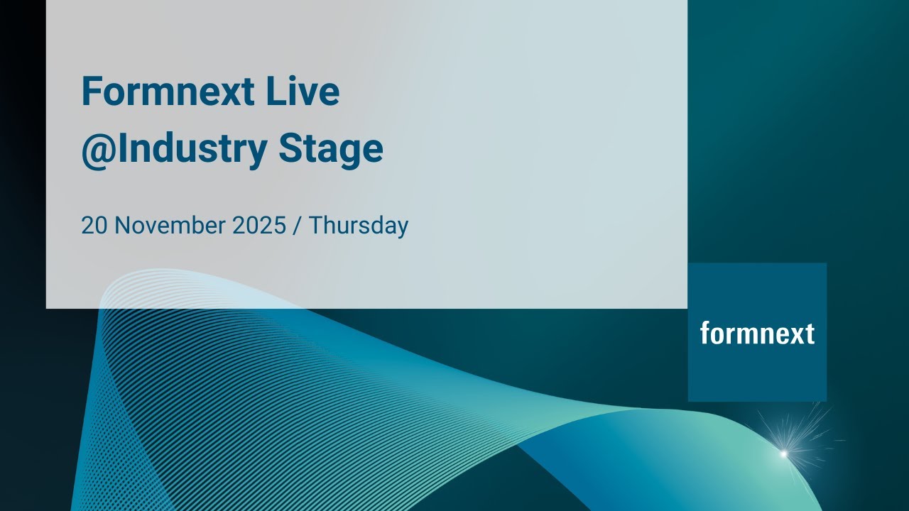 Formnext streAM - Industry Stage third day / Thursday