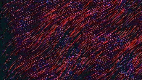 Audio-reactive Perlin Flow Field with Processing