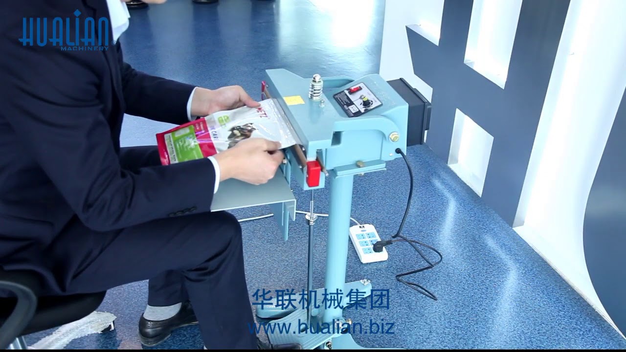 Ножной запайщик с датером Hualian Machinery PFS 350C