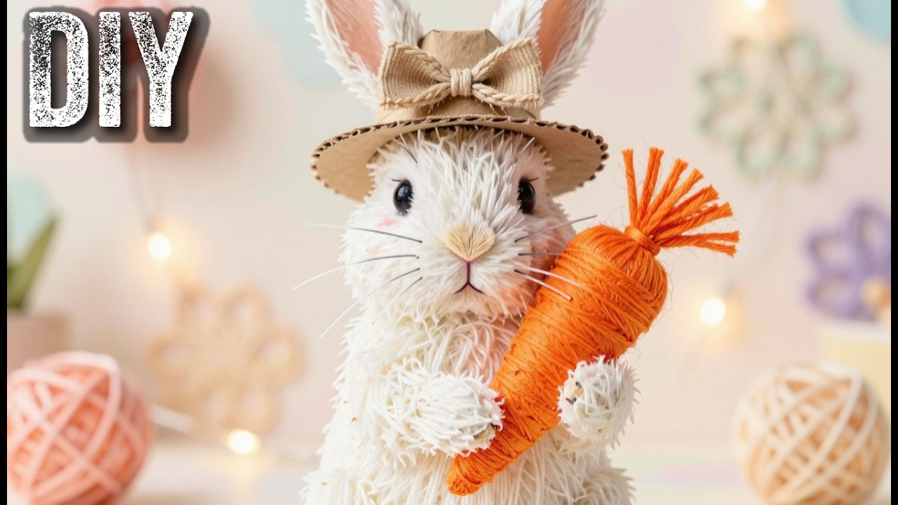 ПАСХАЛЬНЫЕ ПОДЕЛКИ своими руками. Идея пасхального декора. Easter Crafts. Easter Crafts Easter Bunny