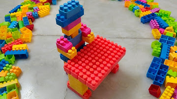 Satisfying DIY Table, Robot ASMR/ building blocks/block game/lego building fun#asmr#buildingblocks