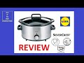 SilverCrest Slow Cooker SSC6 320 A1 REVIEW (Lidl 150°C low high 320W)