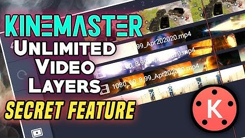 Enable KineMaster Unlimited Video Layer Option || How to Import Unlimited Layers in Kinemaster Trick
