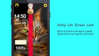 किट्टी बिल्ली स्क्रीन लॉक screenshot 1