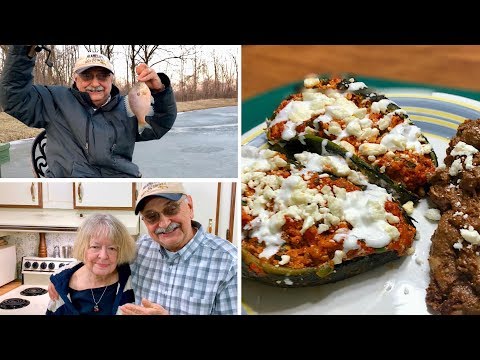 Ice Fishing and Making a Mexican Meal (it's low carb with lots of appeal)