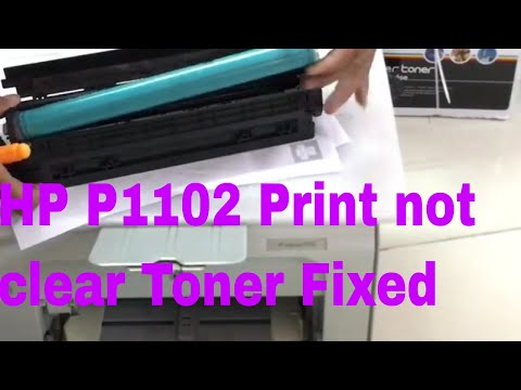 HP LaserJet P1102 print quality not clear fixed part 01
