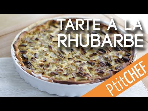 Recette Tarte à la rhubarbe, Ptitchef.com, Pas à pas, Stop Motion