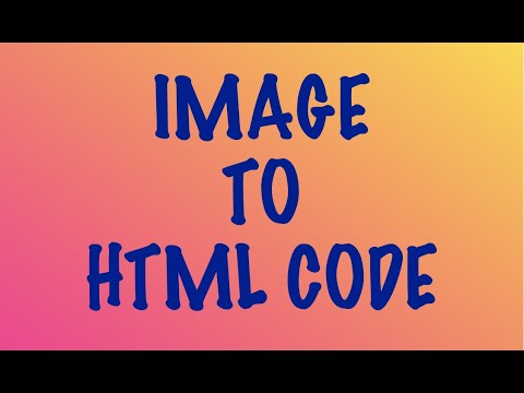 BUILD MY WEB | IMAGE TO HTML CODE - YouTube