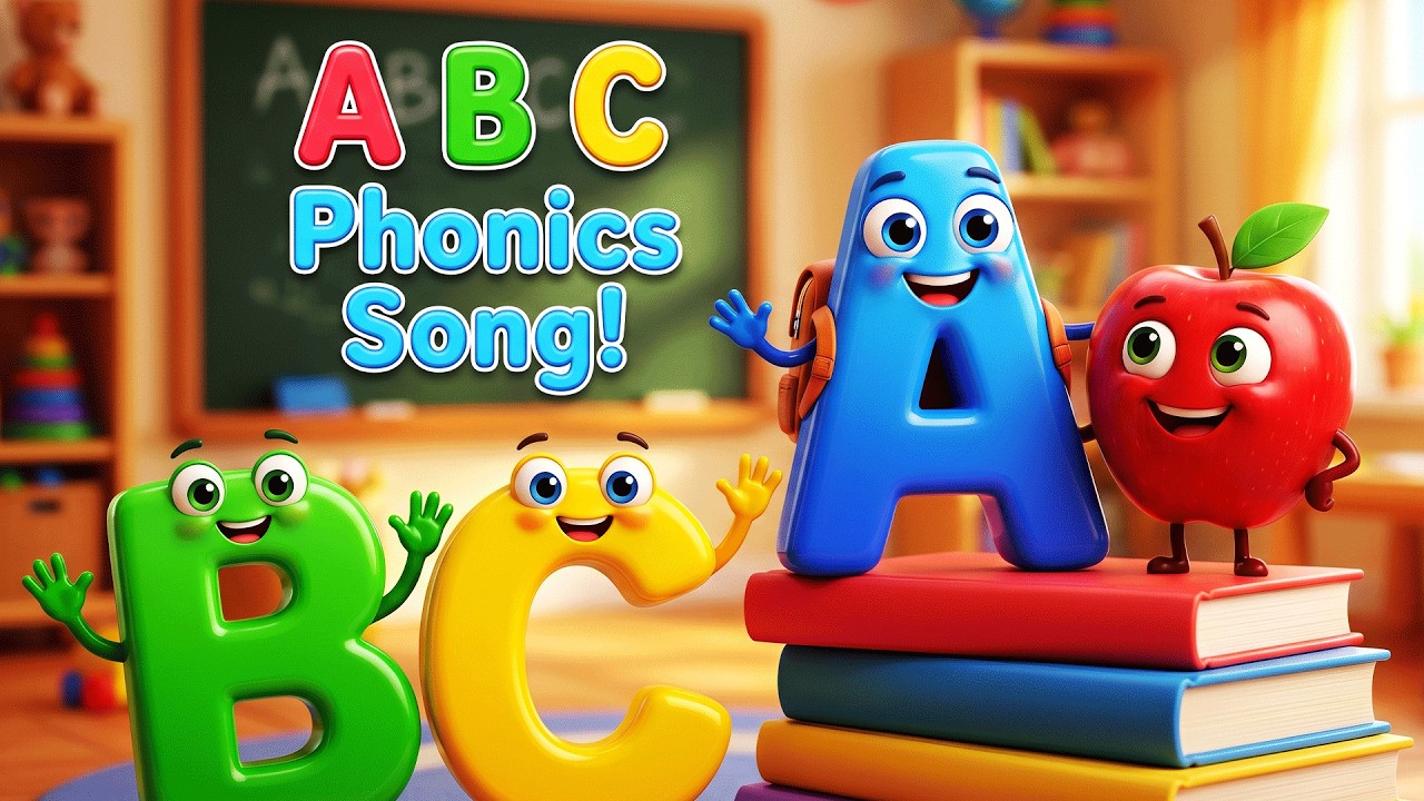 🌈 ABC Phonics for Toddlers | Fun Learning Song | Easy Phonics Song for ...