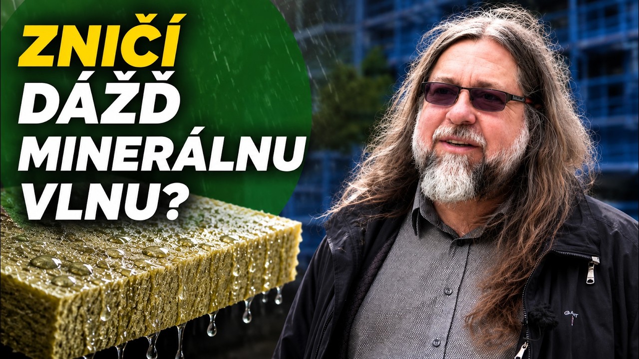 Video: Zmokne minerálna vlna od dažďa a spadne potom fasáda? Odborníci vyvracajú dva rozšírené mýty
