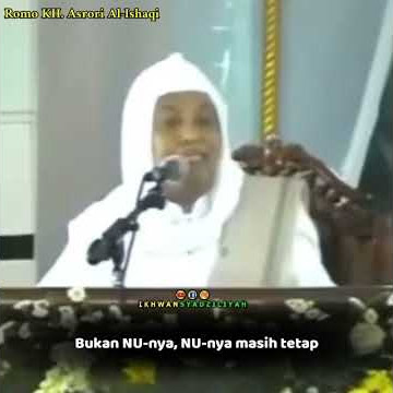 NU menurut ROMO KH. AHMAD ASRORI AL ISHAQI KEDINDING SBY