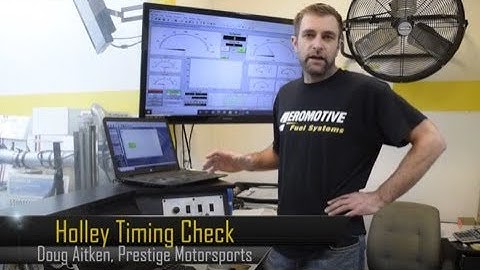 How do I Check My Timing with the Holley Terminator X Multi Point EFY System?