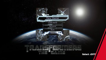 Transformers The Game Main Menu Theme Song | ( 60fps )