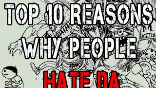 DA rant: Top 10 reasons why people HATE DeviantArt