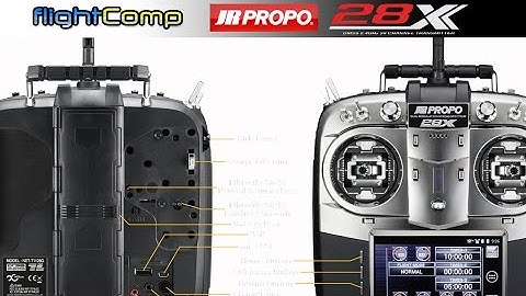 JR 28X Model Select and Flight Modes for Sailplane