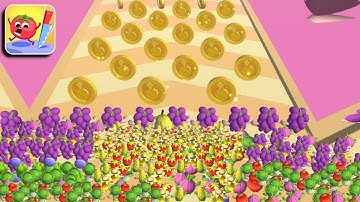 Fruit Rush 🍇🍎🍍 Max Level - All Levels Gameplay (iOS & Android) Walkthrough Part 68