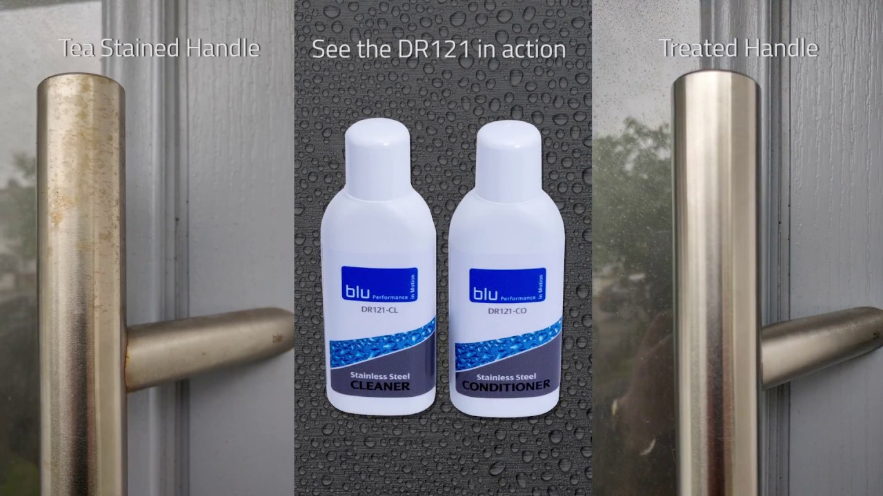 blu DR121 Stainless Steel Cleaner & Conditioner Demo - YouTube