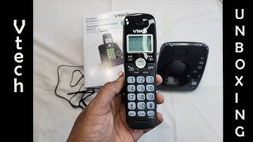 Vtech Cordless Answering System Unboxing