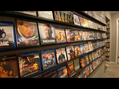 How To Build Custom Blu-ray/DVD Display Shelving! - for $20 dollars DIY