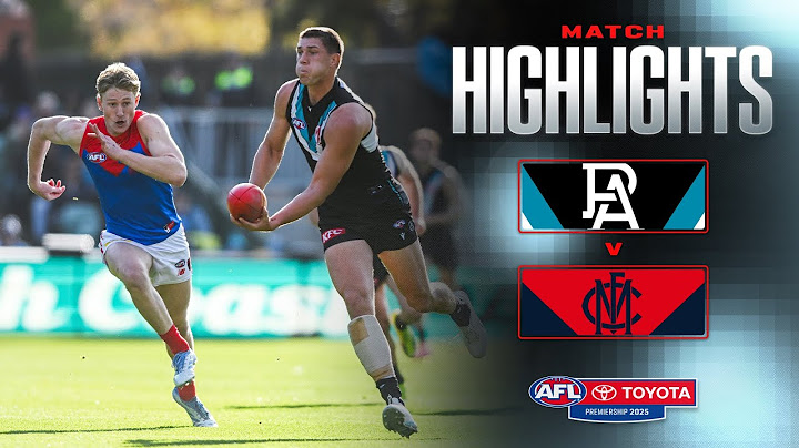 Port Adelaide v Melbourne Highlights | Round 14, 2025 | AFL