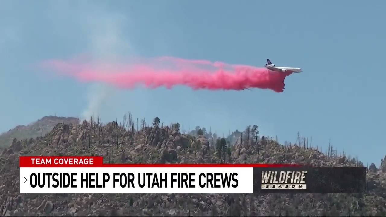 Fire crews gather from across western US to fight Southern Utah wildfires