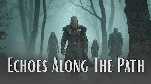 Echoes Along The Path - Thodins Path Epic Viking Music Nordic Folk | Lyrics Video