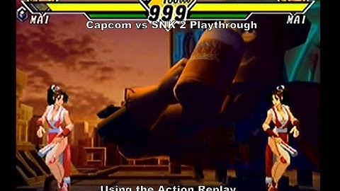 Capcom vs. SNK 2 Playthrough using the Action Replay for GameCube :D #GameCube #Nintendo #GC #Retro