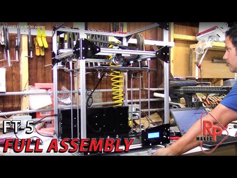 Folgertech FT5 3D Printer Assembly - Unboxing to Print - YouTube