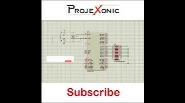 8051 led toggle #Shorts #projeXonic