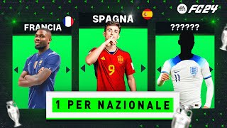 Carriera MA... con 1 SOLO Calciatore per Nazionale su EAFC 24!🌍