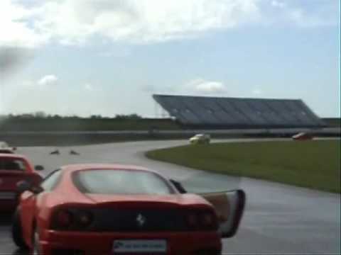 Steve driving V8 Supercar at Rockingham