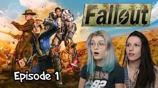 GAMER GIRLS watch Fallout (ep.1) for the first time