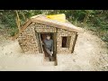 Building Underground Cozy Shelter for Survival in the Wild | Bushcraft & ASMR