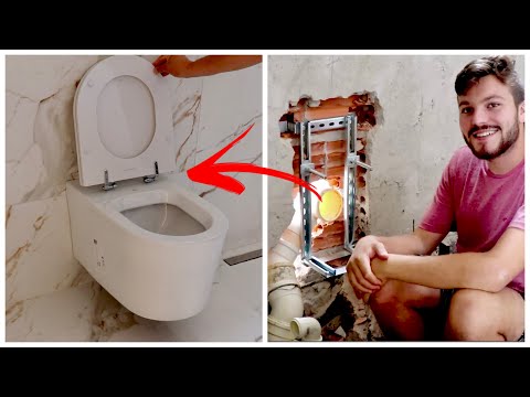 Vídeo: Instalação do vaso sanitário: como instalar um vaso sanitário suspenso?