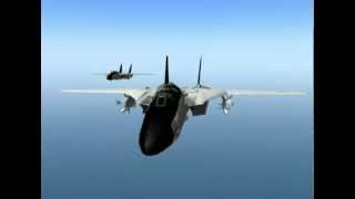 US F-14 Tomcats VS Libyan Mig-23 Floggers