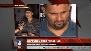 Capturados por posesión de supuesta cocaína, armas y dos vehículos con reporte de robo en Copan