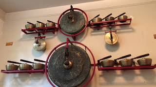 Amazing gongs playing music by themselves - Governors Island Art Fair 2018