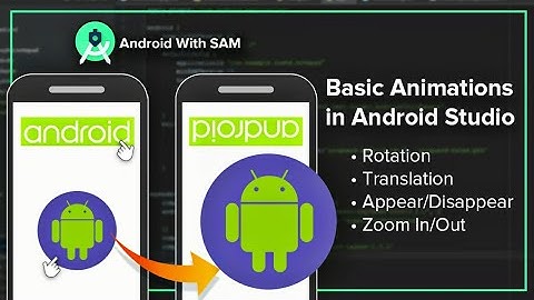 Android Studio Animations (Basic) | Simplest process | Latest Version 4.0.1