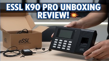 Essl K90 Pro Unboxing & Review | Biometric Attendance Machine Setup In Hindi | essl | Essl | eSSL