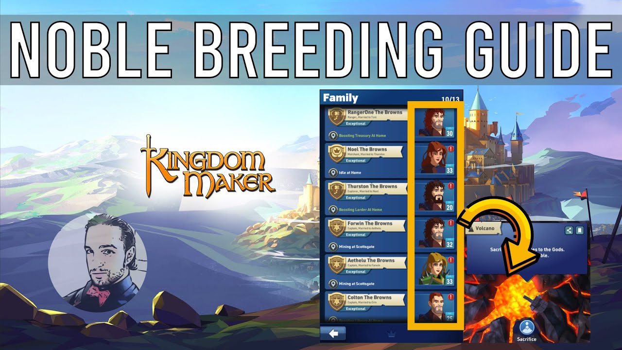 New Player Guide Nobles (Breeding for Quality/Role) [Kingdom Maker