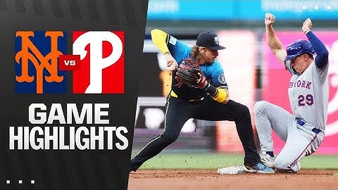Mets vs. Phillies Game Highlights (6/20/25) | MLB Highlights