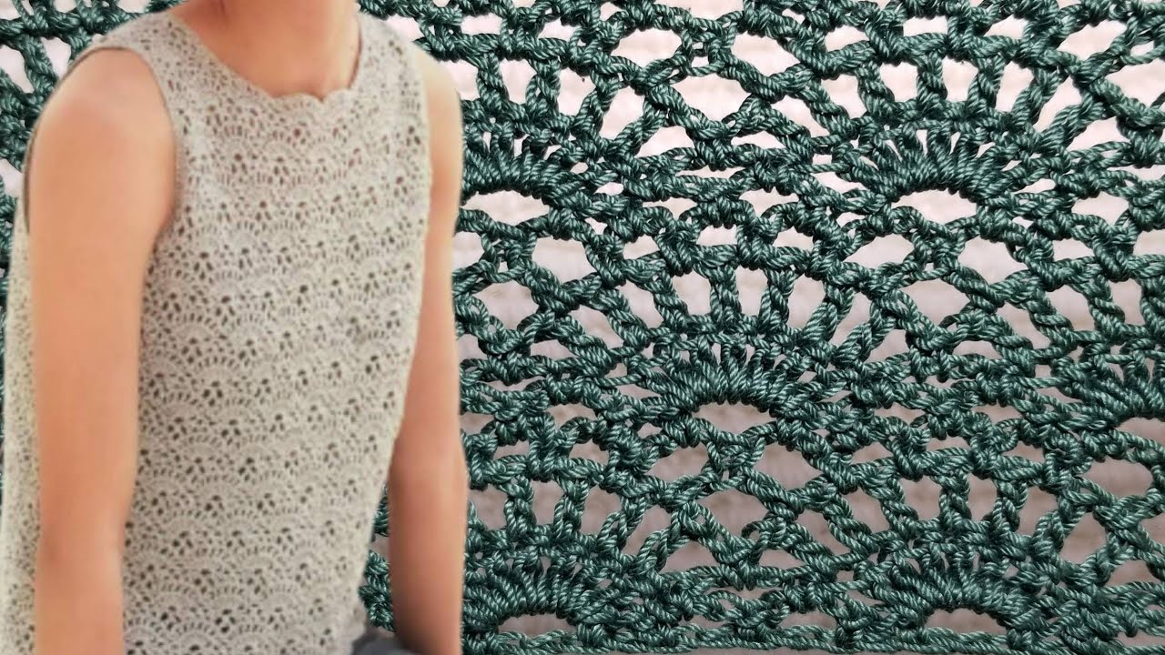DIY CROCHET PONTO FANTASIA EM CROCHE DE 4 CARREIRAS