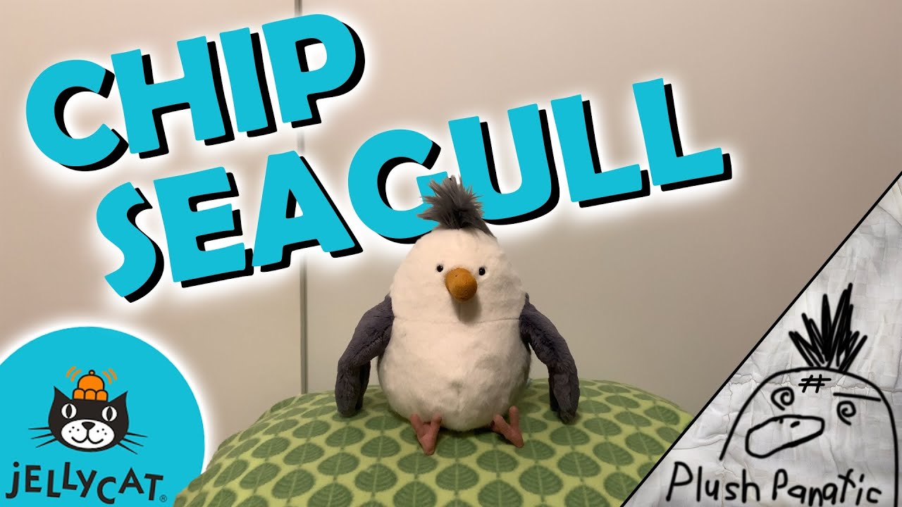  Chip Seagull カモメ Jellycat CHIP SEAGULL Soft Plush FREE DUST BAG Fun Stuffed Ocean