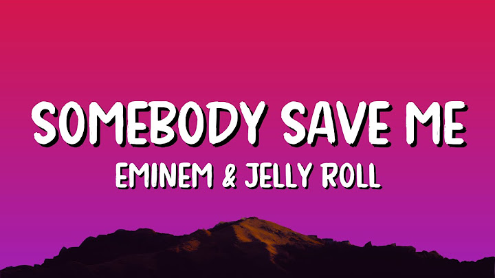 SOMEBODY SAVE ME - Eminem & Jelly Roll (lyrics)