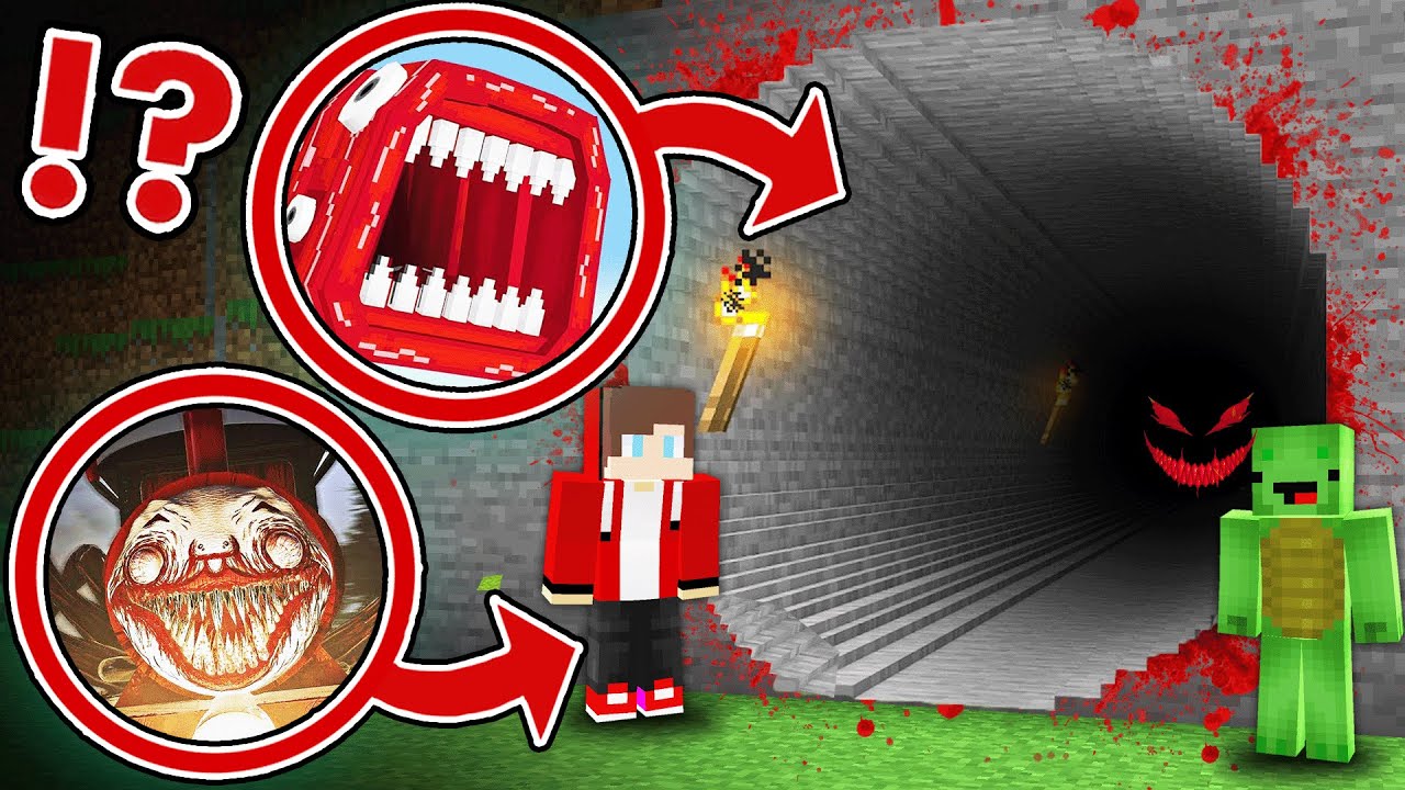 MAIZEN: Джей-Джей и Майки нашли Пожирателя поездов и Чарльза, самый длинный туннель, история — Mi...