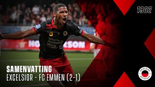 ✅🤩 Excelsior WINT in krankzinnige slotfase van FC Emmen door MATCHWINNER Serano Seymore | "22/"23