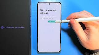 Motorola Signature: How to Reset Baseband Settings