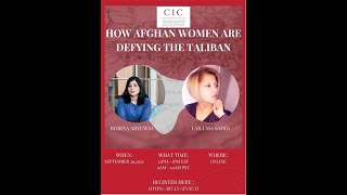 CIC Young Professionals Network: How Afghan Women are Defying the Taliban