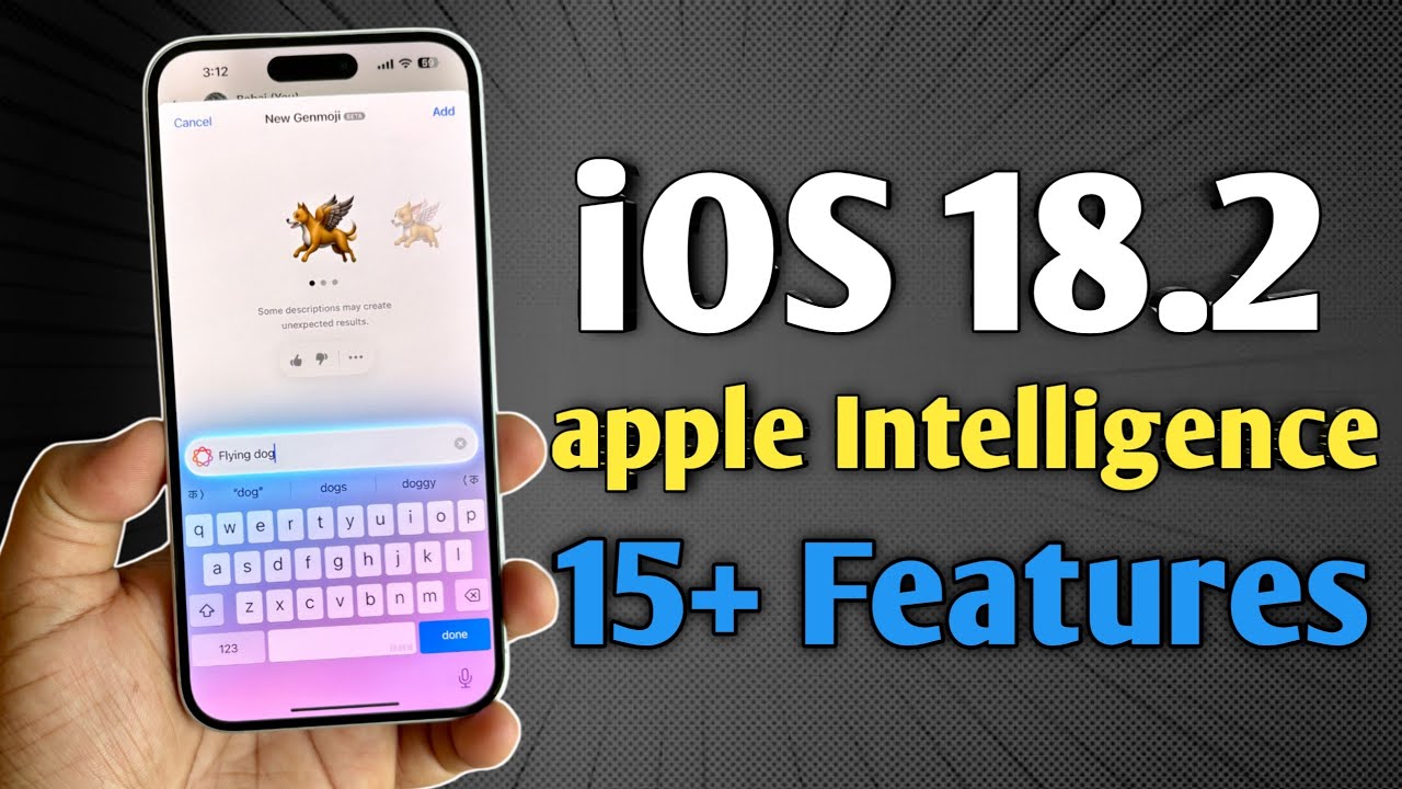 iOS 18.2 - 15+ New Apple Intelligence Features - YouTube