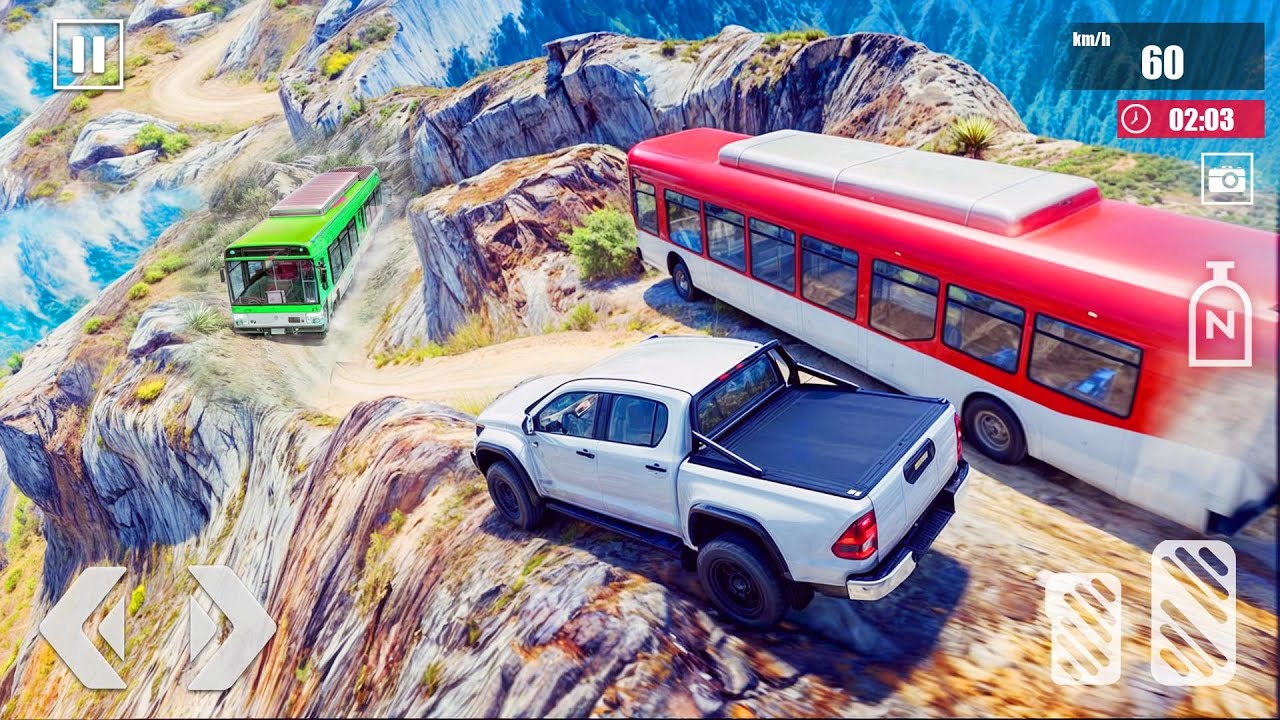 Offroad Coach Bus Simulator 3D Android Gameplay